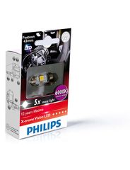 PHILIPS Festoon X-Treme Ultinon Led 43mm 6000K 24V 1W 1τμχ 249466000KX1