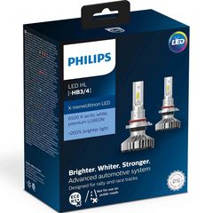 PHILIPS HB3/HB4 X-Treme Ultinon Led 12V 25W +200% Περισσότερο Φως 5800K 11005XUWX2 2τμχ