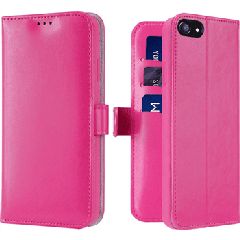 Θήκη, Samsung Galaxy A35 5G, Wallet Case Με Βάση Στήριξης, Υποδοχές Καρτών Και Μαγνητικό Κούμπωμα Flip Wallet, Φουξία