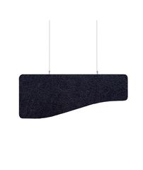 Audiodesigner ECOBAFFLE Shape Ηχοαπορροφητικά Πάνελ Οροφής 24/40x120cm Μαύρο (Σετ 4 Τεμαχίων)