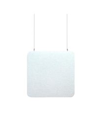 Audiodesigner ECOBAFFLE Square Ηχοαπορροφητικά Πάνελ Οροφής 80x80cm Λευκό (Σετ 4 Τεμαχίων)