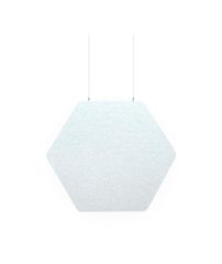 Audiodesigner ECOBAFFLE Hexagon Lato Ηχοαπορροφητικά Πάνελ Οροφής 350cm Λευκό (Σετ 4 Τεμαχίων)