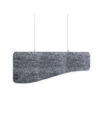 Audiodesigner ECOBAFFLE Shape Ηχοαπορροφητικά Πάνελ Οροφής 24/40x120cm Γκρι (Σετ 4 Τεμαχίων)