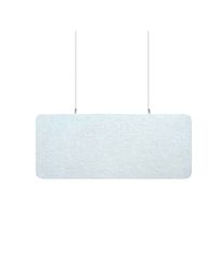 Audiodesigner ECOBAFFLE Rectangle Ηχοαπορροφητικά Πάνελ Οροφής 40x120cm Λευκό (Σετ 4 Τεμαχίων)