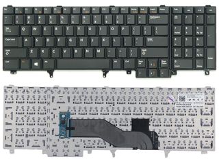 Πληκτρολόγιο - Laptop Keyboard για Dell Latitude E5520 E5520M E5530 E6520 E6530 E6540 Precision M2800 M4600 M4700 PK130VI2A11 0T52J5 T52J5 US ( Κωδ.40028US )