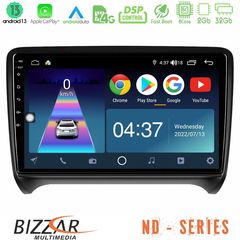 Bizzar ND Series 8Core Android13 2+32GB Audi TT B7 Navigation Multimedia Tablet 9"