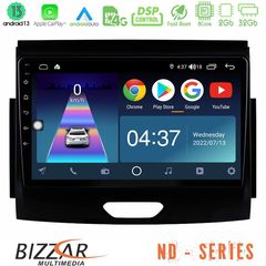 Bizzar ND Series 8Core Android13 2+32GB Ford Ranger 2017-2022 Navigation Multimedia Tablet 9"