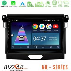 Bizzar ND Series 8Core Android13 2+32GB Ford Ranger 2017-2022 Navigation Multimedia Tablet 9"