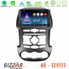 Bizzar ND Series 8Core Android13 2+32GB Ford Ranger 2012-2016 Navigation Multimedia Tablet 9"