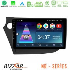 Bizzar ND Series 8Core Android13 2+32GB Honda Insight 2009-2015 Navigation Multimedia Tablet 9"