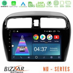 Bizzar ND Series 8Core Android13 2+32GB Mitsubishi Space Star 2013-2016 Navigation Multimedia Tablet 9"