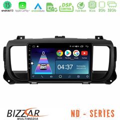 Bizzar ND Series 8Core Android13 2+32GB Citroen/Peugeot/Opel/Toyota Navigation Multimedia Tablet 9"