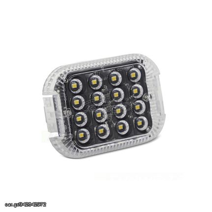 Πλαφονιέρα Εσωτερική Led Για Καρότσα Ford Transit /  Tourneo / Custom / Courier / Connect Λευκό Χρώμα 16 Led