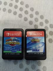 Nintendo switch δύο δισκέτες 