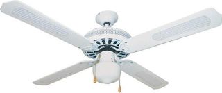 Eurolamp 147-29000 Λευκός Ανεμιστήρας Οροφής 130cm με Φως ***