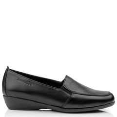 Boxer  Γυναικείο Μοκασίνια - Loafers Μαύρο Δέρμα 15-111 52980