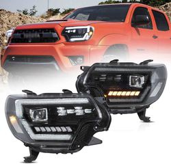 ΦΑΝΑΡΙΑ ΕΜΠΡΟΣ headlights Full LED Toyota Tacoma 2012-2015