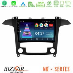Bizzar ND Series 8Core Android13 2+32GB Ford S-Max 2006-2012 Navigation Multimedia Tablet 9 | Pancarshop