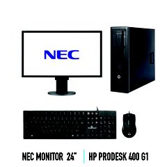 Σετ Hp ProDesk 400 G1 & NEC monitor 24″ & SET Keyboard/Mouse | |