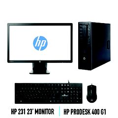 Σετ Hp ProDesk 400 G1 & HP monitor 23″ & SET Keyboard/Mouse | |