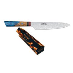 Μαχαίρι Κουζίνας Tokisu Small Gyuto Knife Damascus Blade 17457