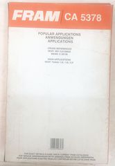 ΦΙΛΤΡΟ ΑΕΡΟΣ SEAT CORDOBA-IBIZA-INCA-TOLEDO/SKODA FELICIA/VW CADDY-POLO (FRAM)-thumb-2