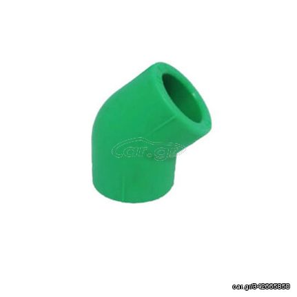 Θερμοκολλητική γωνία PPR 45° - Φ20