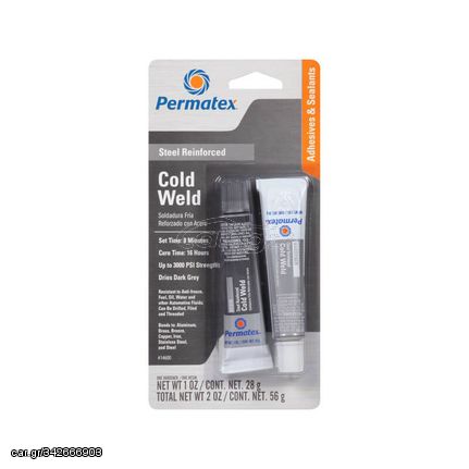 Εποξική κόλλα μετάλλων 2 συστατικών PERMATEX COLD WELD