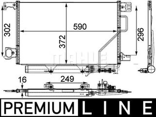 MAHLE-BEHR ΨΥΓΕΙΟ A/C MAHLE AC 450 000P