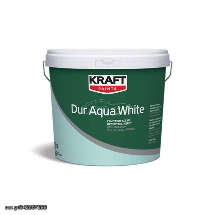 Γεμιστικό αστάρι νερού τοίχων 0,75L KRAFT Dur Aqua White