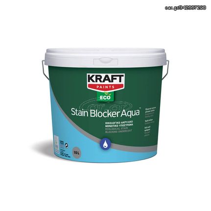 Ακρυλικό μονωτικό υπόστρωμα νερού 1L KRAFT Eco Stain Blocker Aqua