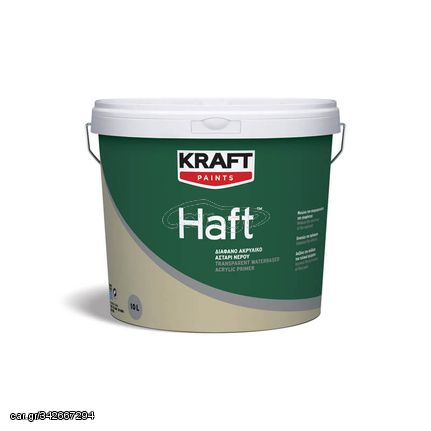 Ακρυλικό αστάρι νερού τοίχων 3L KRAFT Haft