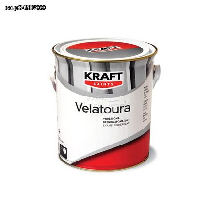 Βελατούρα υπόστρωμα διαλυτού 0,75L KRAFT Velatoura - Λευκό