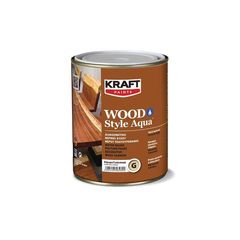 Βερνίκι ξύλου νερού πολυουρεθάνης 0,75L KRAFT Wood Style Aqua