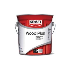 Ριπολίνη για ξύλα + μέταλλα 0,75L KRAFT Wood Plus Λευκό Ματ