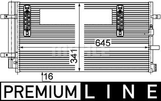 MAHLE-BEHR ΨΥΓΕΙΟ A/C MAHLE AC 457 000P