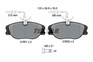 TEXTAR (305 44) ΔΙΣΚΟΦΡΕΝΑ PEUGEOT TEXTAR 2180101