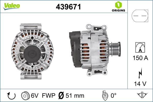 VALEO ΔΥΝΑΜΟ VALEO 439671