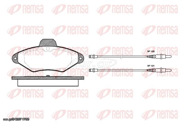 REMSA (21631 02) ΔΙΣΚΟΦΡΕΝΑ CITROEN REMSA 0438.04