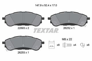 TEXTAR ΔΙΣΚΟΦΡΕΝΑ FORD TEXTAR 2269301