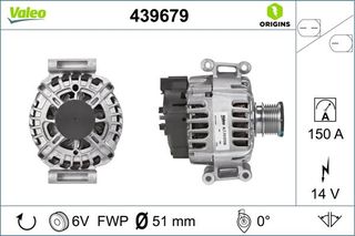 VALEO (VL439820) ΔΥΝΑΜΟ VALEO 439679