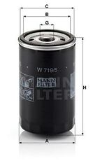 MANN ΦΙΛΤΡΑ ΛΑΔΙΟΥ (22542) VAG MANN-FILTER W 719/5