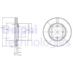 DELPHI ΔΙΣΚΟΠΛΑΚΕΣ (1τεμ.) DELPHI BG2798