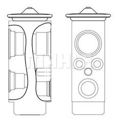 MAHLE-BEHR ΒΑΛΒΙΔΑ ΕΚΤΟΝΩΣΗΣ A/C MAHLE AVE 9 000S
