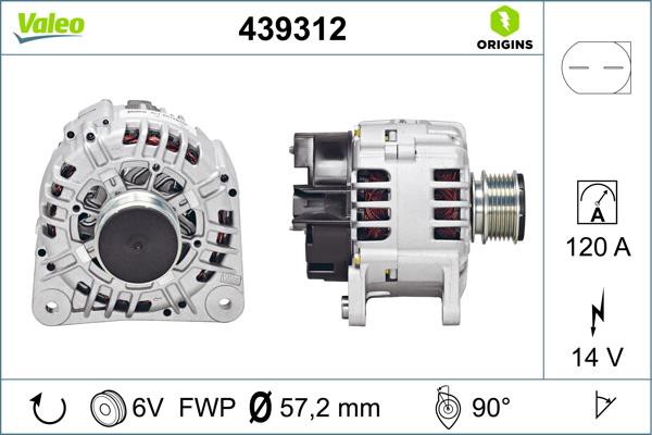 VALEO ΔΥΝΑΜΟ VALEO 439312