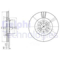 DELPHI ΔΙΣΚΟΠΛΑΚΕΣ (1τεμ.) DELPHI BG3528