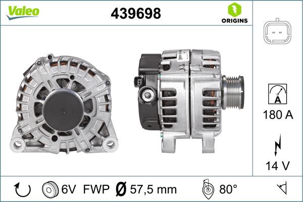 VALEO ΔΥΝΑΜΟ VALEO 439698