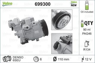 VALEO ΚΟΜΠΡΕΣΕΡ A/C VALEO 699300