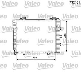 VALEO ΨΥΓΕΙΟ ΜΗΧΑΝΗΣ VALEO 732451