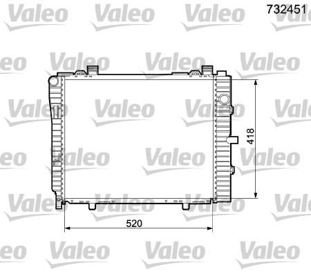 VALEO ΨΥΓΕΙΟ ΜΗΧΑΝΗΣ VALEO 732451